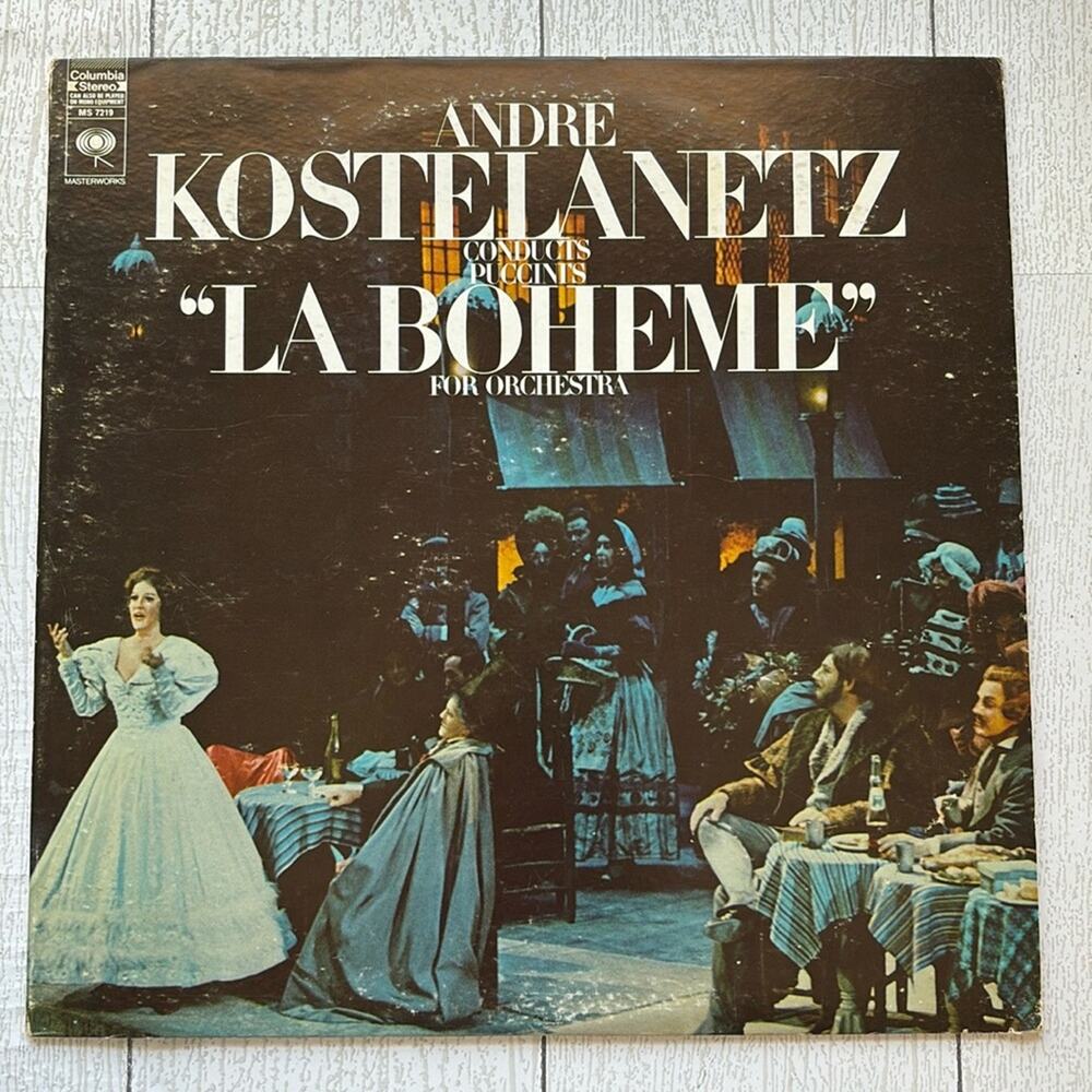 Andre Kostelanetz Conducts Puccini’s “La Boheme “ For Orchestra Vintage Album